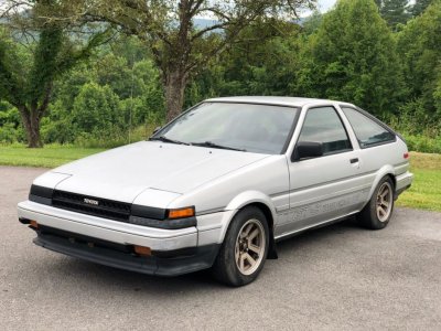 Toyota corolla ae86 állítható magasságú futómű