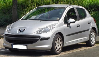 Peugeot 207 fix magasságú futómű