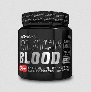 BioTech USA Black Blood CAF+ 300 g áfonya 1