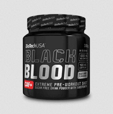 BioTech USA Black Blood CAF+ 300 g kékszőlő 1