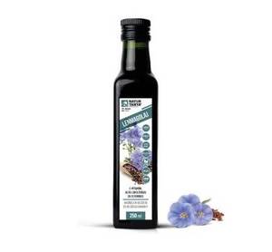 Natur Tanya Hidegen sajtolt lenmagolaj - Sárga, karakteres ízű, prémium minőség, kívül-belül. 250ml 