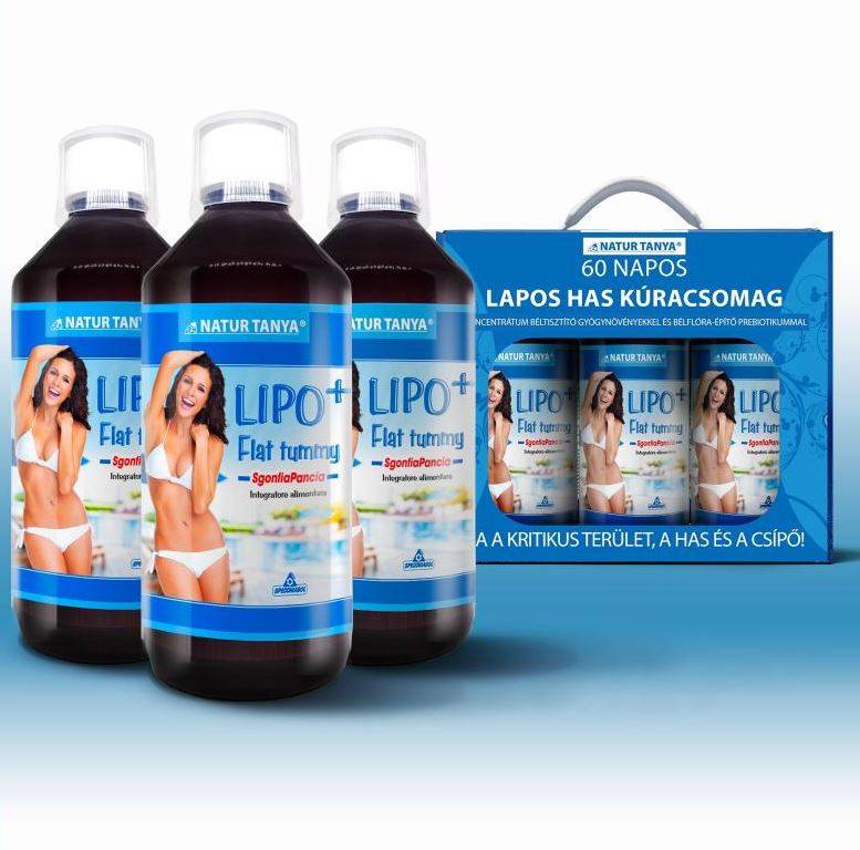 Natur Tanya 60 napos Lipo+ Lapos has kúracsomag - Ha a kritikus terület, a has és a csípő! 1