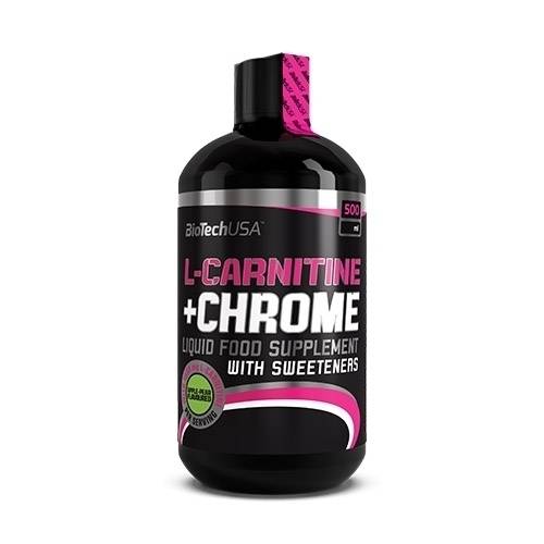 BioTech USA L - Carnitine + Chrome - 500 ml narancs 0