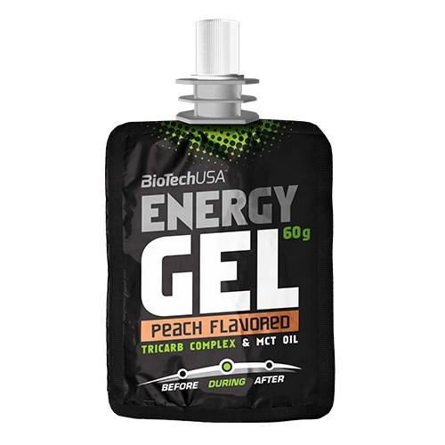 BioTech USA Energy Gel PRO - 60 g őszibarack 1