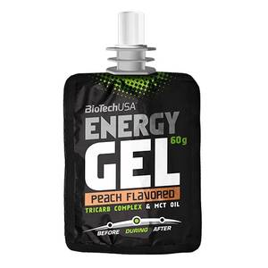 BioTech USA Energy Gel PRO - 60 g őszibarack 